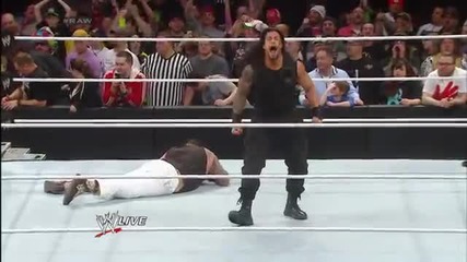 Roman Reigns vs Bray Wyatt - Wwe Raw 24/2/14
