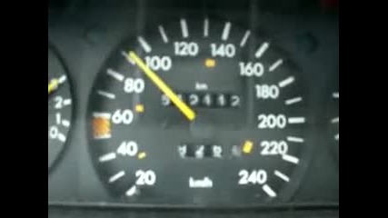 Mercedes 190 td 0 - 210 km/h 