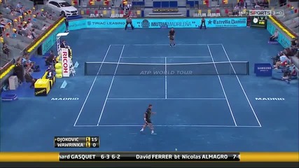 Djokovic vs Wawrinka - Madrid 2012!