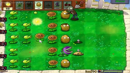 Plants vs Zombies level 1-8