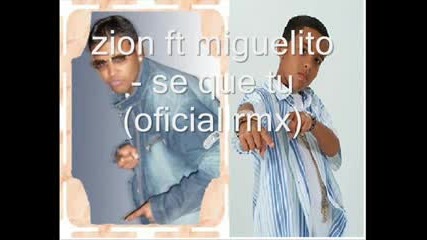 Se Que Tu Zion & Miguelito.flv