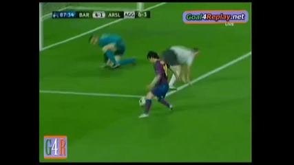06.04.2010 Барселона - Арсенал / Четвърти Гол На Меси / 