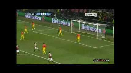 20.2.2013 Милан-барселона 2-0 Шампионска лига 1/8 финал