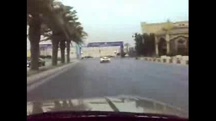 Carrera Gt bmw M5 drifting (saudi arabia)