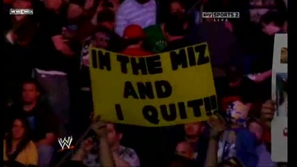 John Cena Never Quit! Джон Сина победи Миз в мача Предавам се и си запази Титлата-subs bg