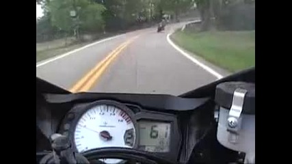 2006 K6 Gsxr 750 and a few twisties riding two up