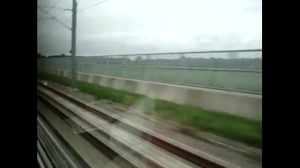 Пътуване във високо скорстният влак " Thalys " с 300 км/ч