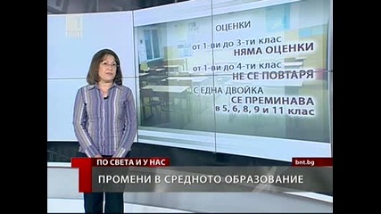Българска национална телевизия - Новини - Институции - Представяне на Закона за училищното образован 