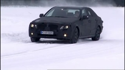 Testing new Mercedes - Benz E - Class 2010 