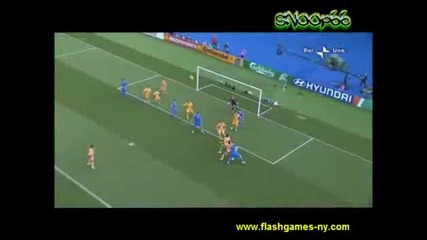 Италия 1 - 1 Румъния Гол На Кристиян Панучи