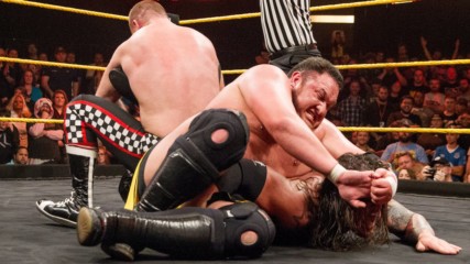 Sami Zayn vs. Baron Corbin vs. Samoa Joe - NXT Title No. 1 Contender's Match: WWE NXT, Jan. 27, 2016