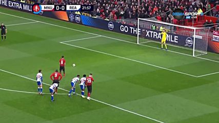 Манчестър Юнайтед - Рединг 2:0 /първо полувреме/