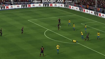 Игра Фифа 14 гол от Меси