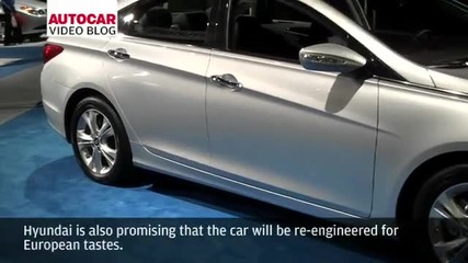 Detroit motor show Hyundai Sonata by autocar.co.uk 