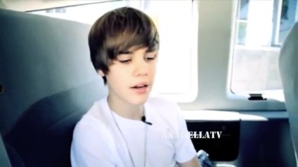 Justin Bieber - Mtv Behind The Scenes Funny Justin needs a... Razor xd