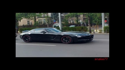 Mercedes Sls оглася улиците на София !!!