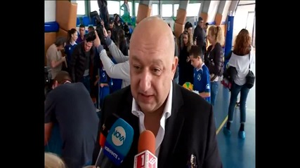 Красен Кралев: Помогнахме на школата на Владо Николов