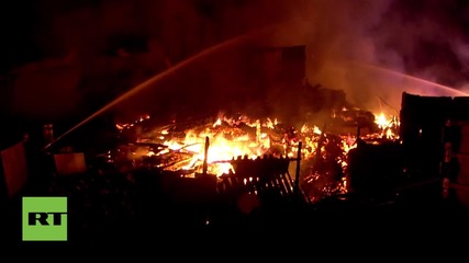 Norway: Huge blaze engulfs refugee accommodation centre in Hemsedal