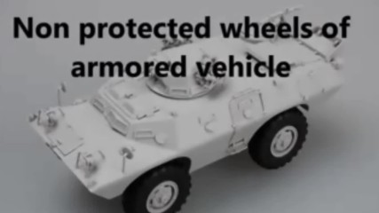Патентовни автомобилни бронирани колела за бронетранспртьори и бойни коли armored wheels - tires