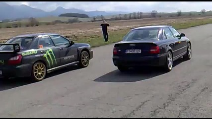 Audi S4 (265hp) vs. Subaru Impreza