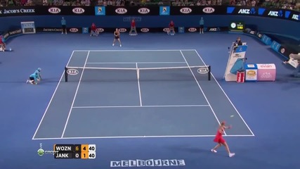 Wozniacki V.s Jankovic Highlights (australian Open 2012) (hd)