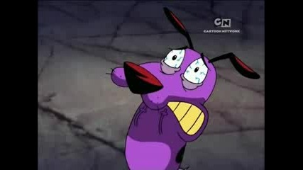 Courage the Cowardly Dog - So In Louvre Are We Two(s03ep66),  озвучен на руски