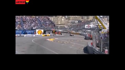Катастрофата на Кобаяши Формула 1 2010 Гран при на Монако 
