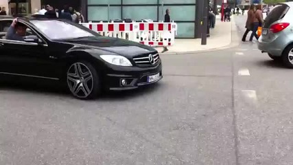 Loud Mercedes Cl63 Amg take off Full throttle