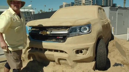 Да направиш Chevrolet Colorado от пясък !
