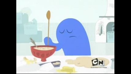Bloo bakes cookies. - fosters home for imaginary friends 