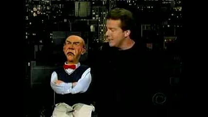 Jeff Dunham And Walter При Letterman