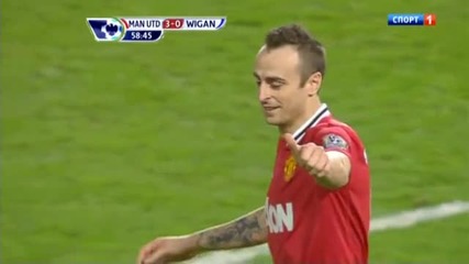 26.12.2011 - Manchester United 5 : 0 Wigan Athletic - Dimitar Berbatov hattrick