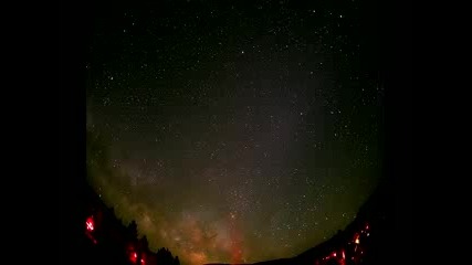Galactic Center of Milky Way Rising Over Texas Star Party