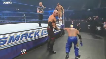 Edge & Rey Mysterio vs Alberto Del Rio & Kane (wwe Smackdown 31_12_2010)_(360p)