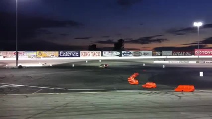 Ken Block Gymkhana Grid in Dc Shoes Monster Ford Fiesta 