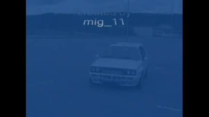 Drifting И Палене На Гуми С Lancia Delta