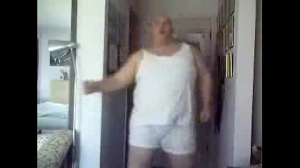 Funny Fat Man Dance 