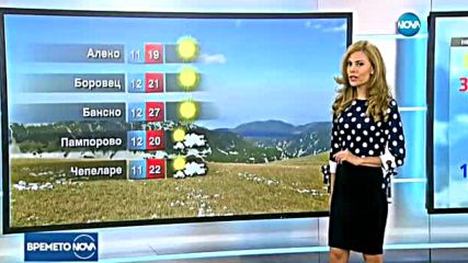 Прогноза за времето (26.08.2017 - централна емисия)
