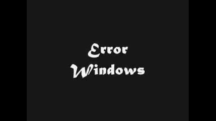 Windows Error Rap