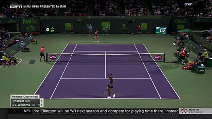 Venus Williams Vs Angelique Kerber - Miami Quarterfinal 2017 1080p