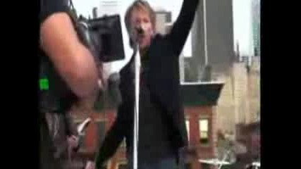 We Werent Born To Follow - Making of the video from Bon Jovi 