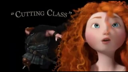 Храбро сърце (изтрити сцени) Clips Not Shown in Pixar's Movie Brave