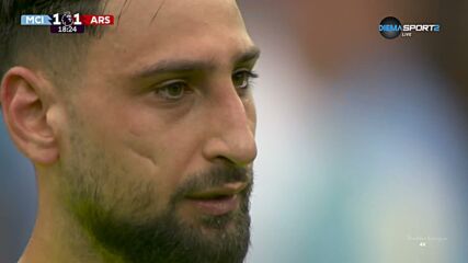 Арсенал изравнява мигновено след кошмарна грешка на Донарума