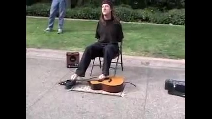 No Hands Guitar Player 
