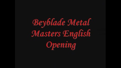 Beyblade Metal Masters English Opening