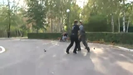Сватба бой и чупене на камери 