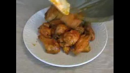 Пилешки крилца с горчица и чили - Рецепта