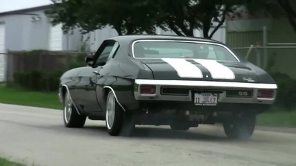 1970 Chevrolet Chevelle Ss Clone Burnout 