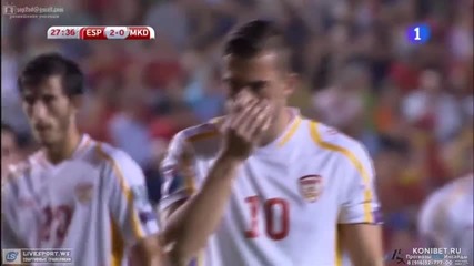 08.09.14 Испания - Македония 5:1 *квалификация за Европейско първенство 2016*