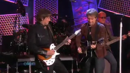 Bon Jovi We Weren T Born To Follow Live Ellen Degeneris November 2009 